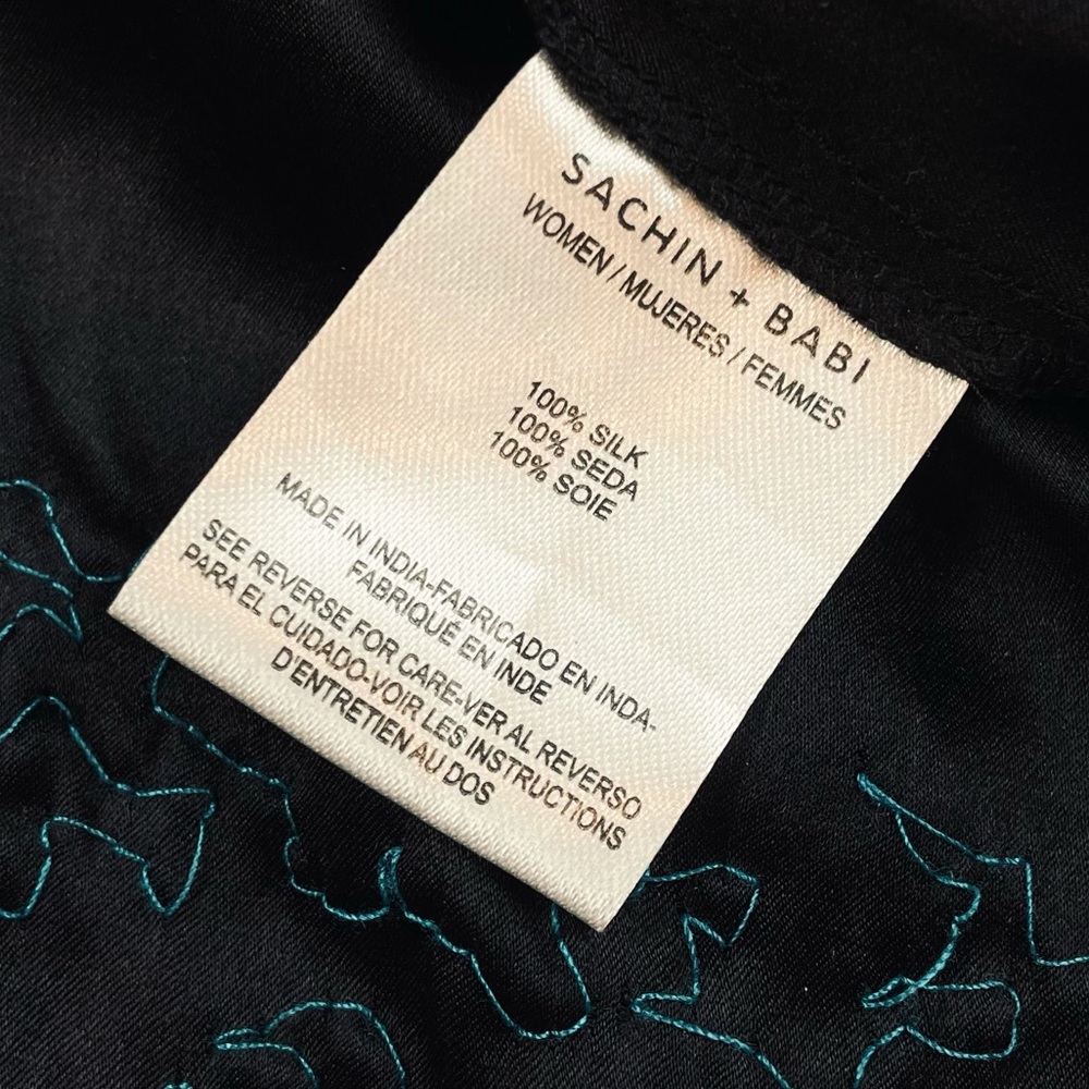 SACHIN + BABI • Bosphorus Silk Sleeveless Sequin Midi Slip Dress, 2 - Picture 12 of 16